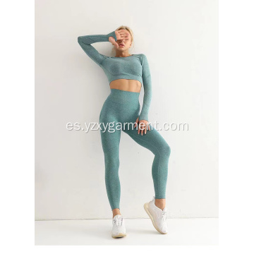 Ropa deportiva de yoga para mujeres sin costura